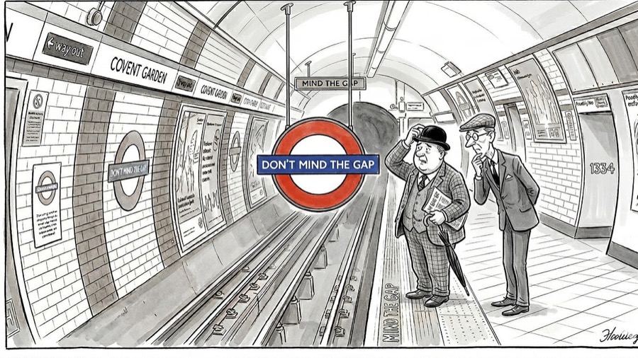 Essay artwork for Don't Mind the Gap